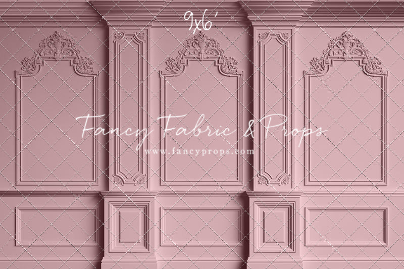 Classic Pink Victorian Wall - With Sweep Option