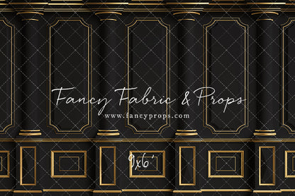 Dark Victorian Gold Wall - With Sweep Option