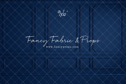 Midnight Wainscoting Wall