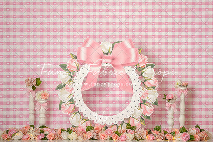 Pink Rose Wreath