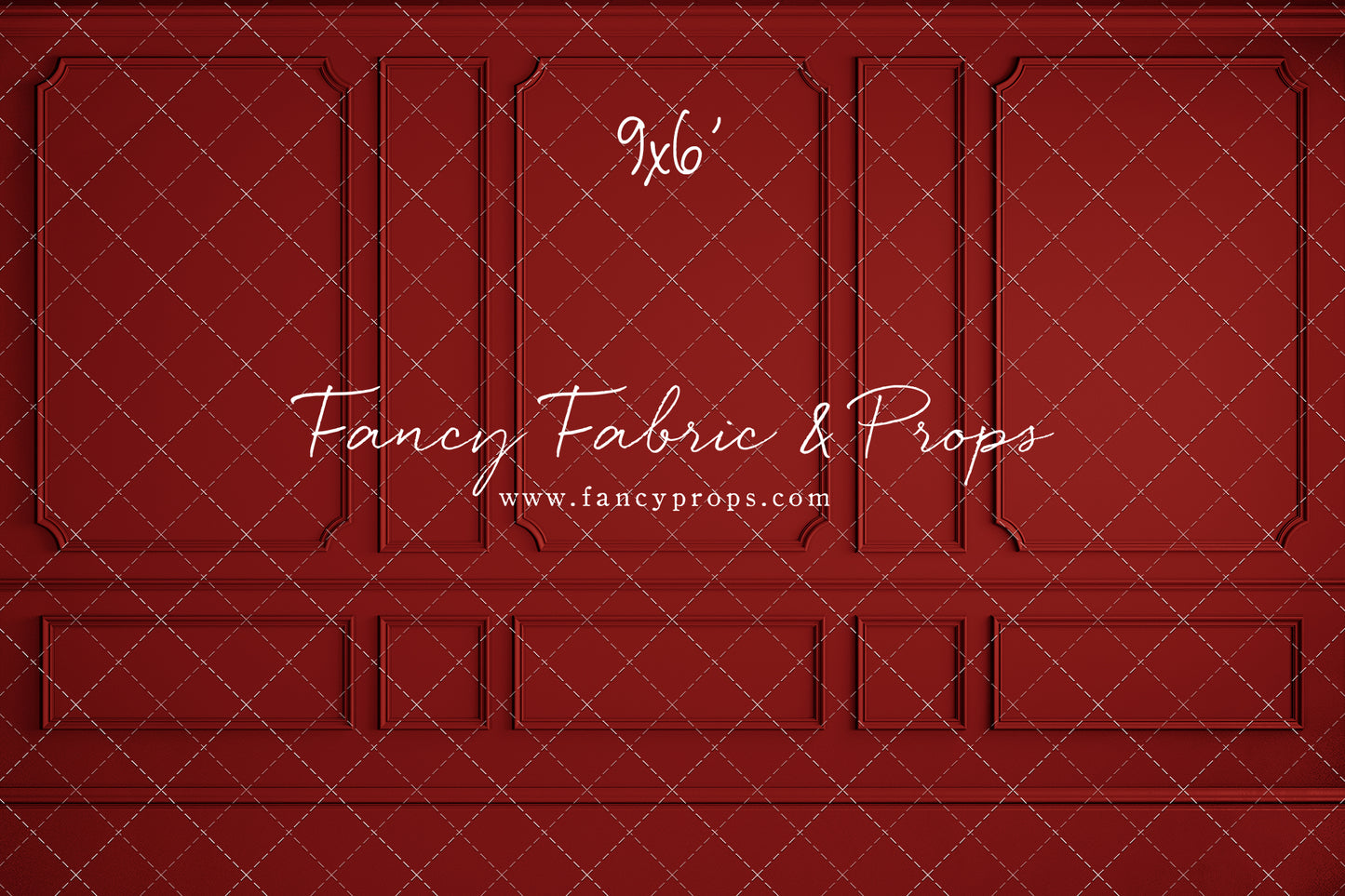 Red Wainscoting Wall