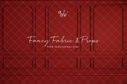 Red Wainscoting Wall