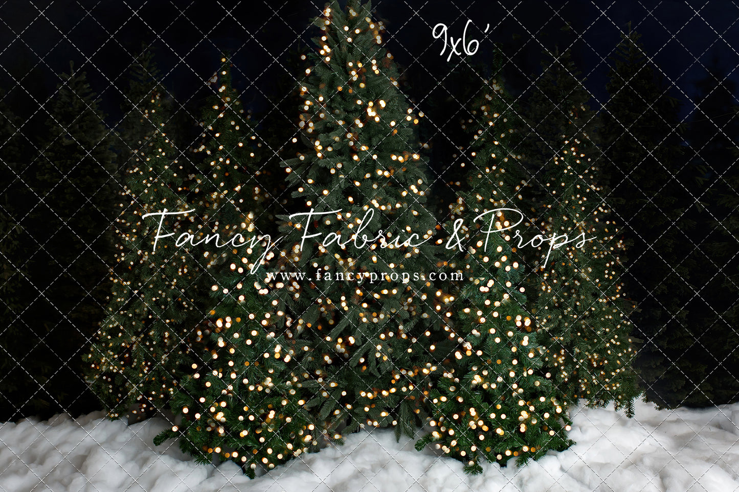 Snowy Christmas Trees