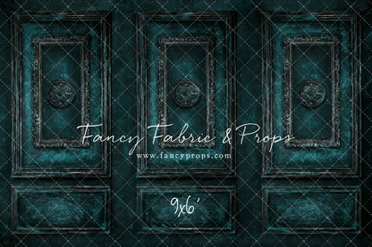 Teal Antiqued Wall