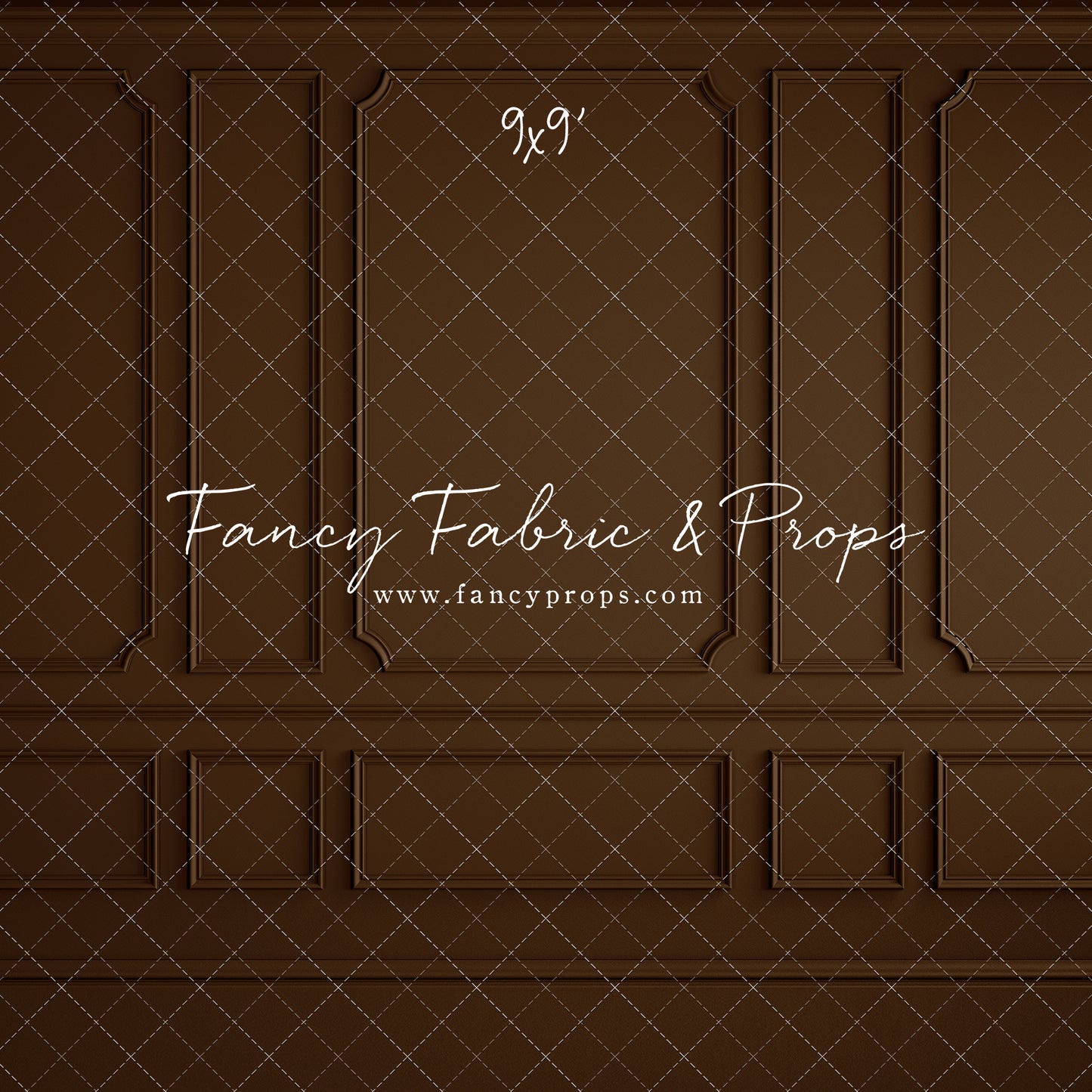 Brown Wainscoting Wall