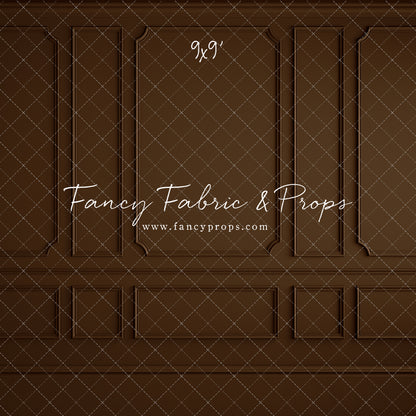 Brown Wainscoting Wall