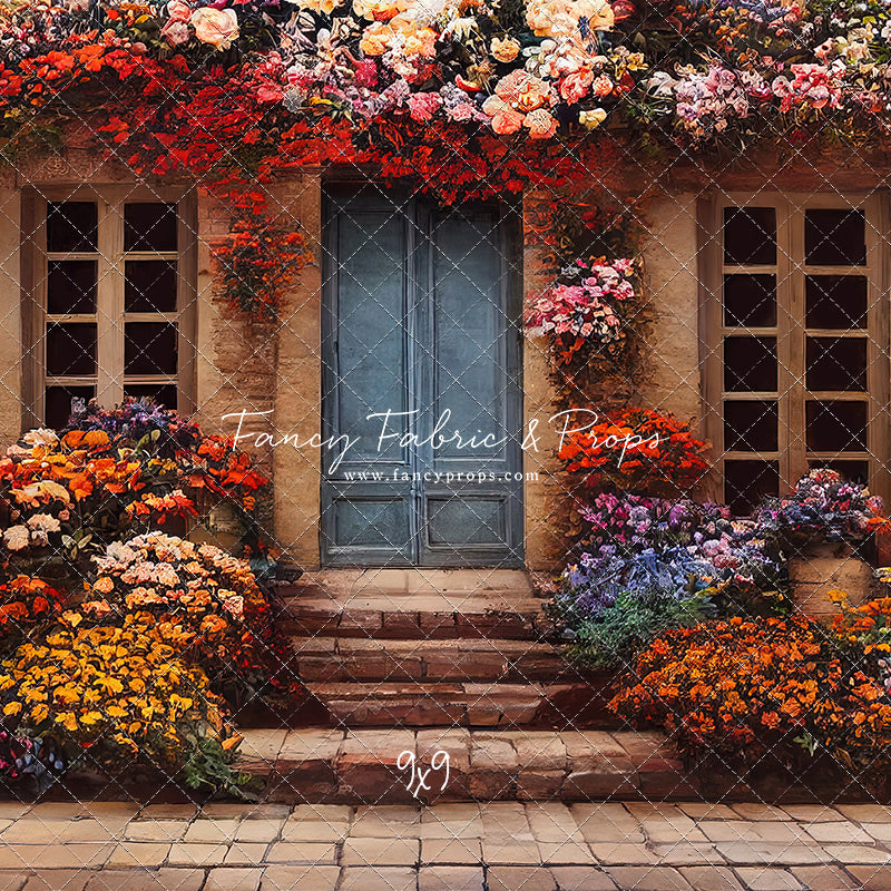 Floral Villa Entrance