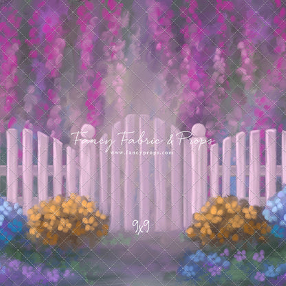 Fuchsia Garden - With Sweep Option