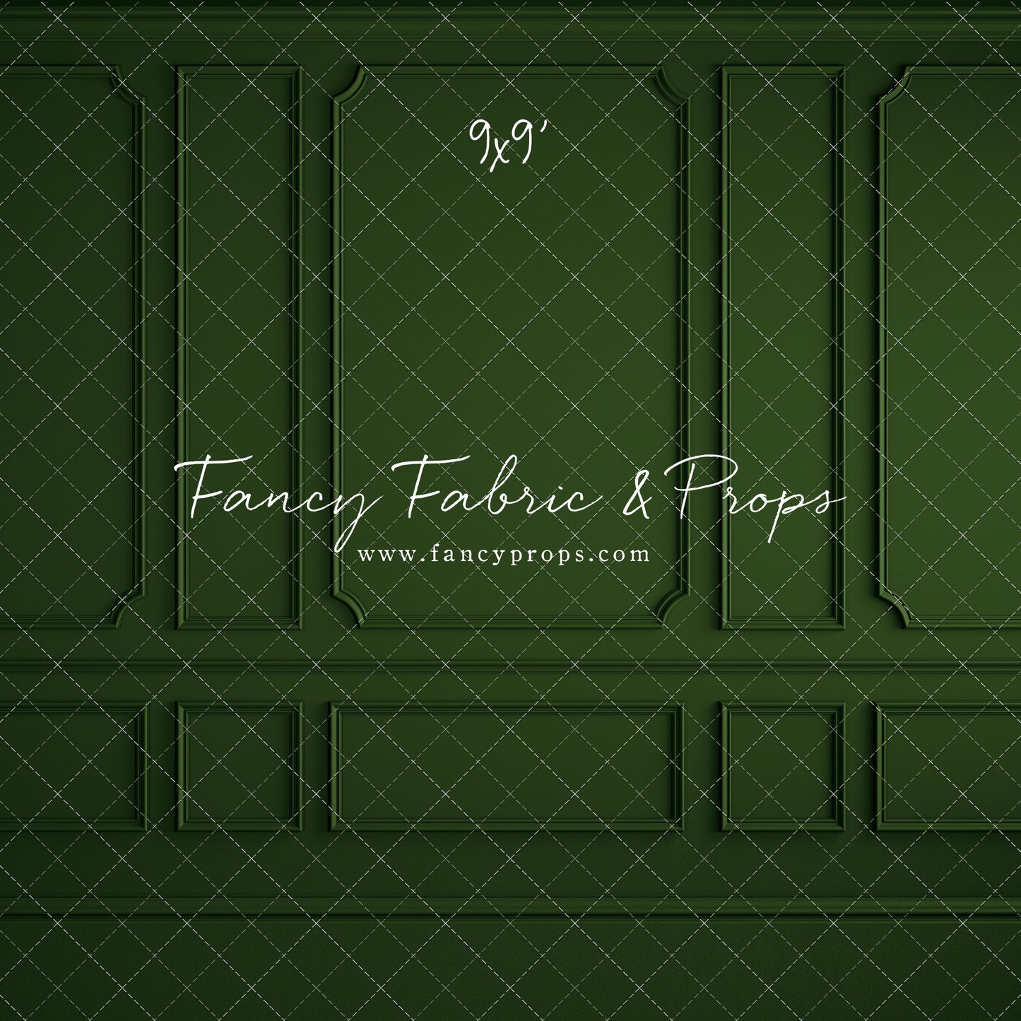 Green Wainscoting Wall