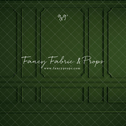 Green Wainscoting Wall