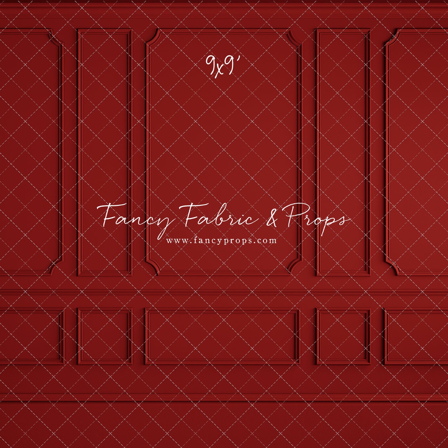 Red Wainscoting Wall