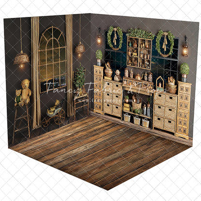 Beary Golden Kitchen Room