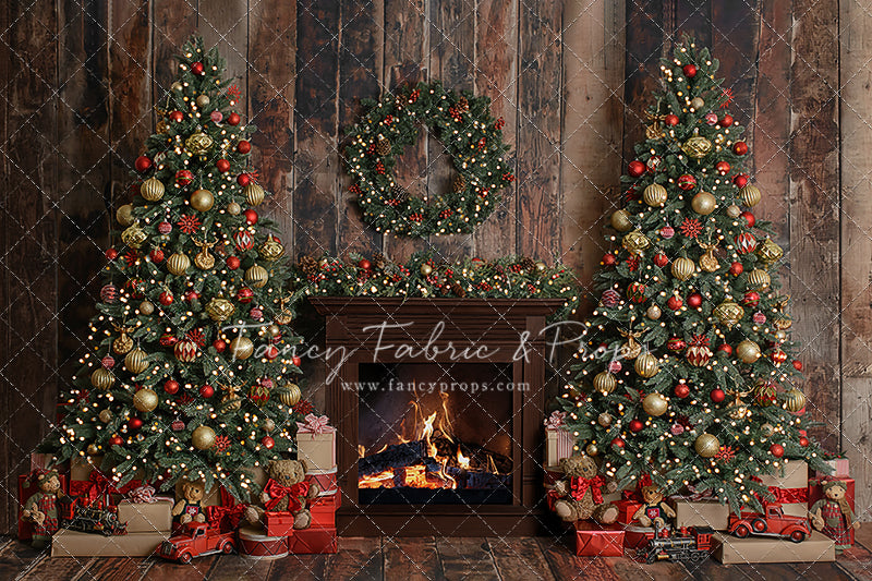 Berry Cozy Fireplace