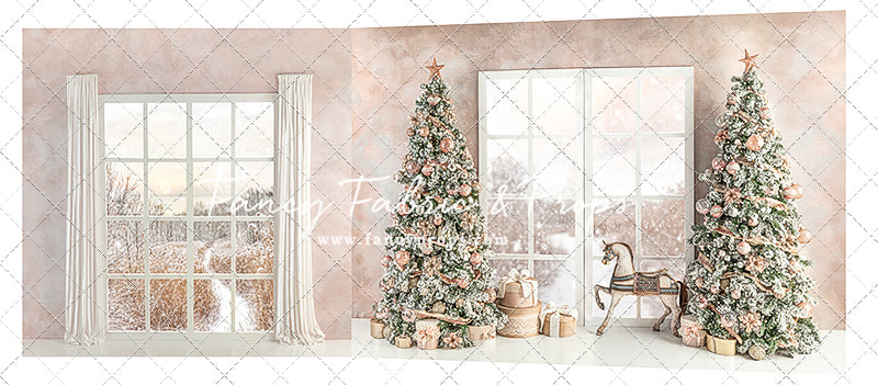 Blushing Carousel Christmas 2pc Room