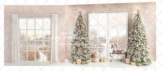 Blushing Carousel Christmas 2pc Room