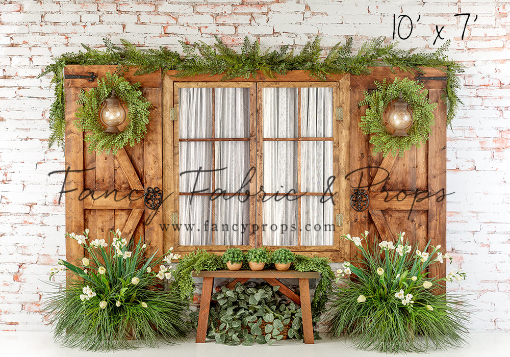 Botanical Fern Window