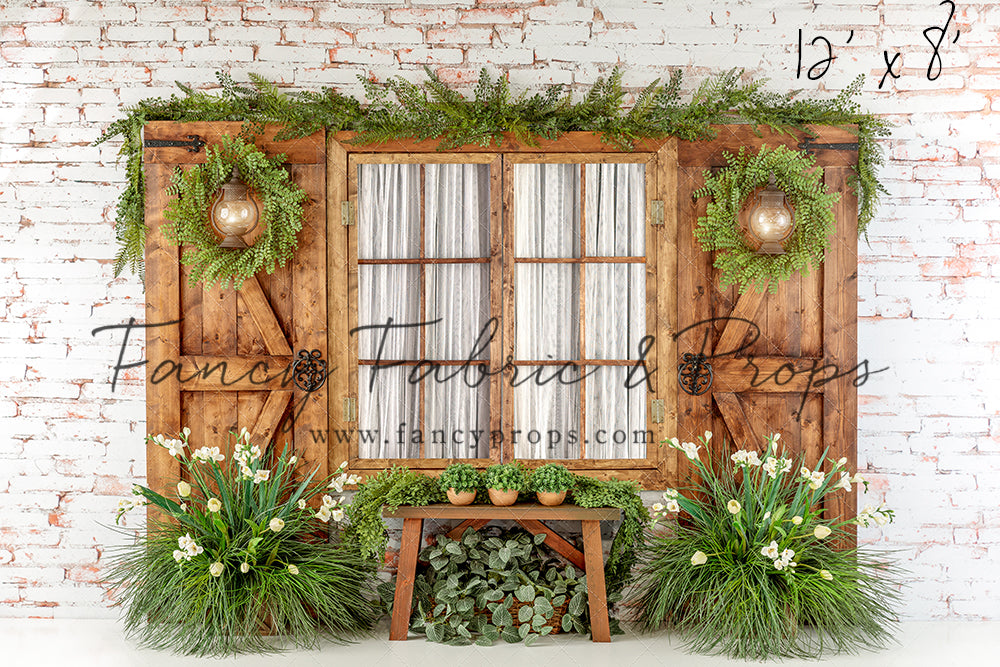 Botanical Fern Window