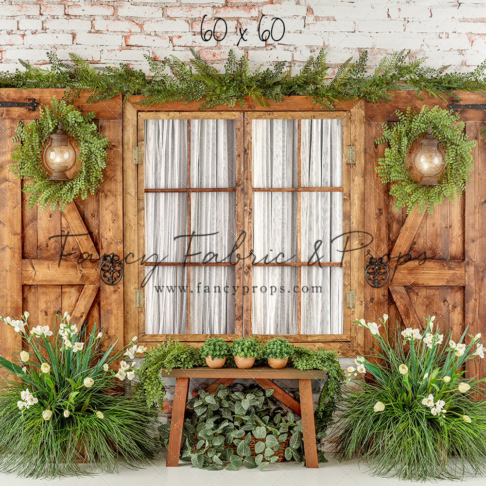 Botanical Fern Window