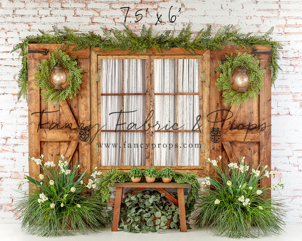 Botanical Fern Window