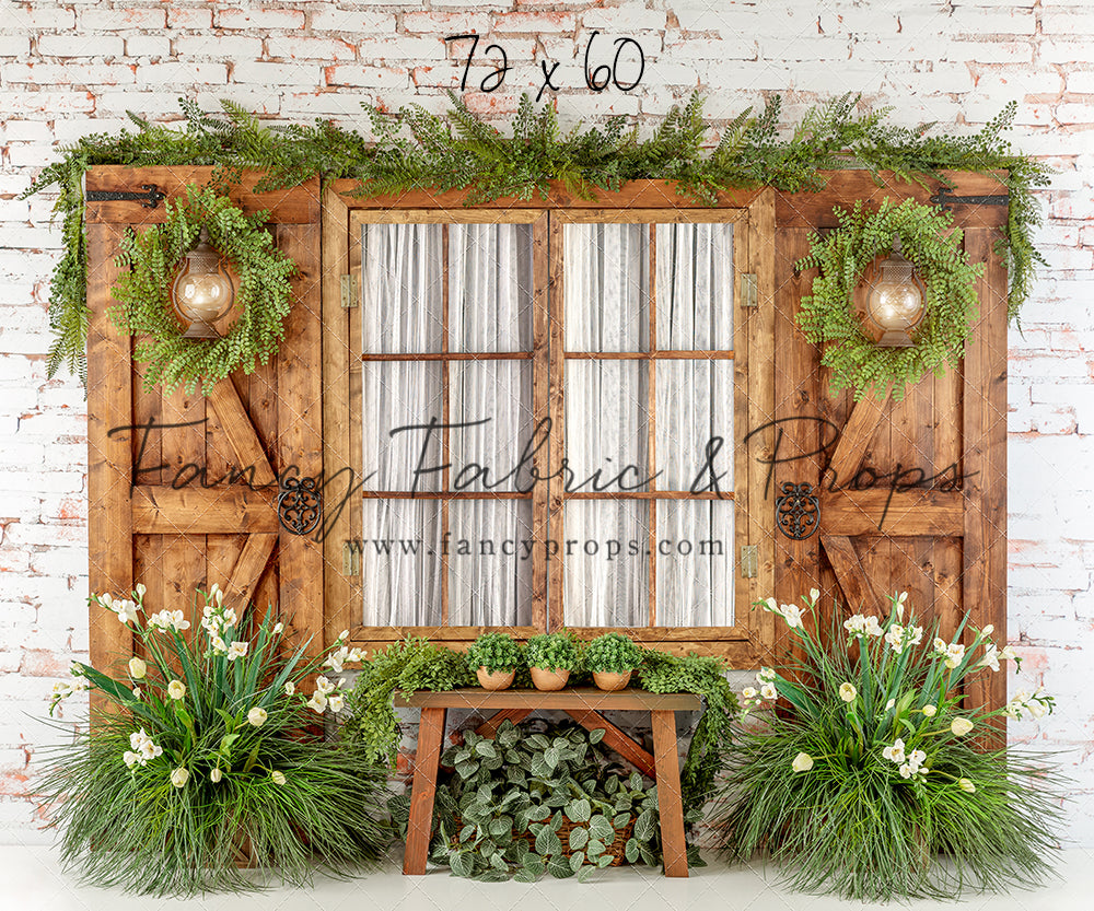 Botanical Fern Window