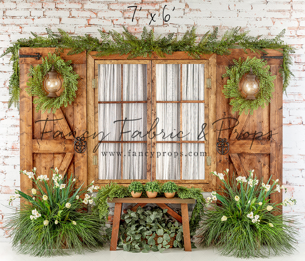 Botanical Fern Window