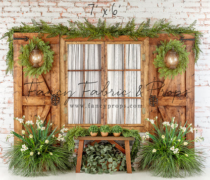 Botanical Fern Window