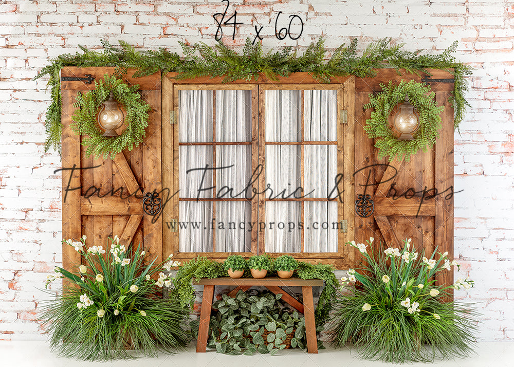 Botanical Fern Window