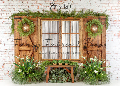 Botanical Fern Window