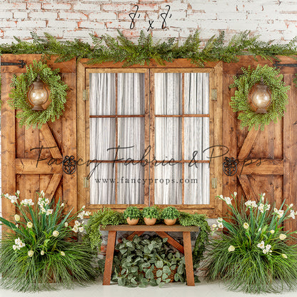 Botanical Fern Window