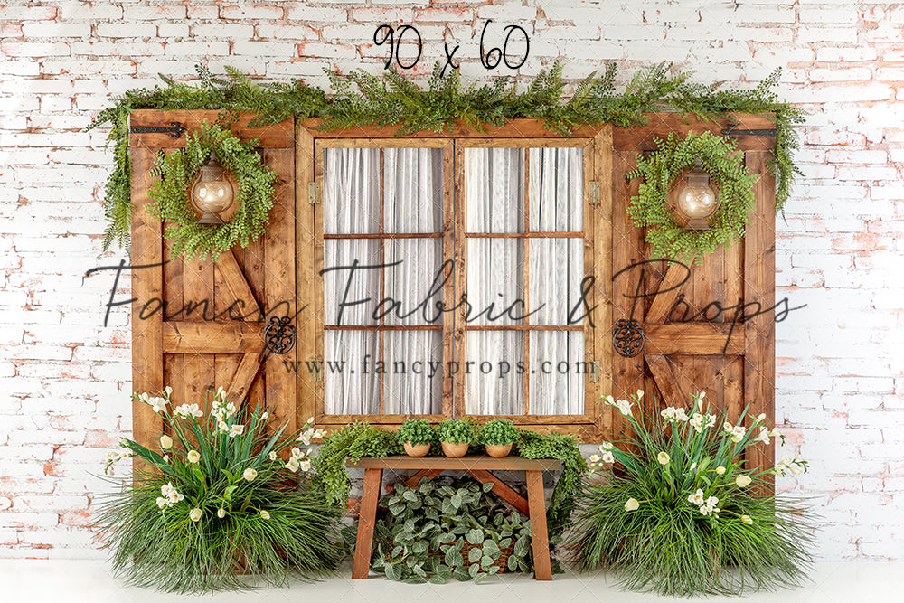 Botanical Fern Window