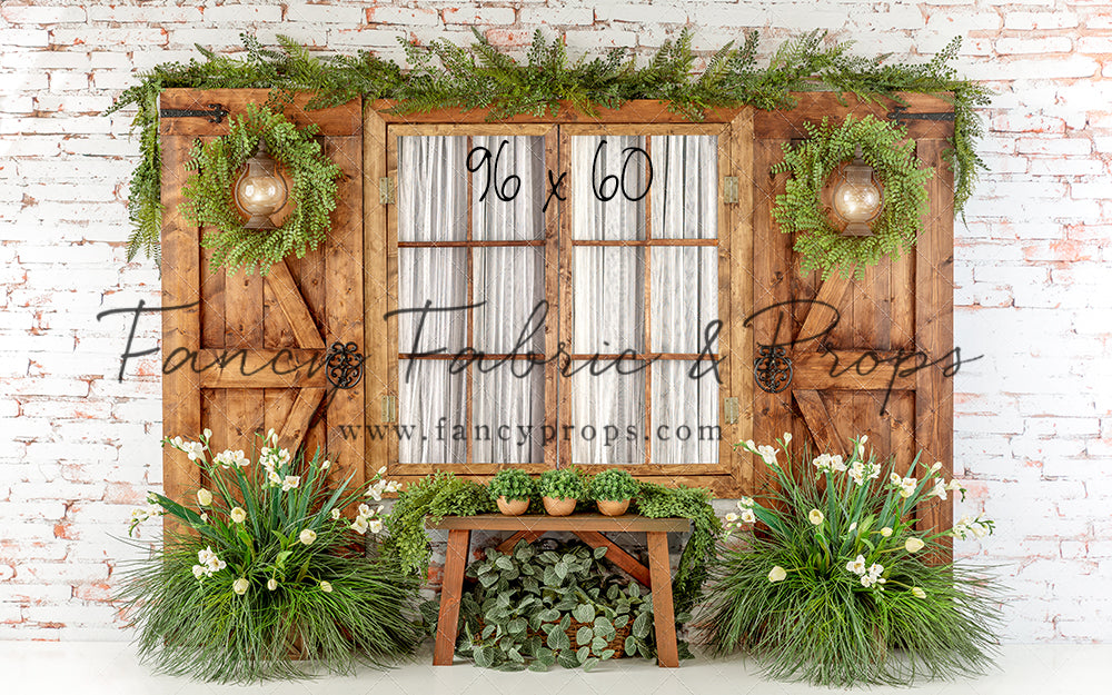 Botanical Fern Window