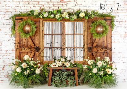 Botanical Floral Window