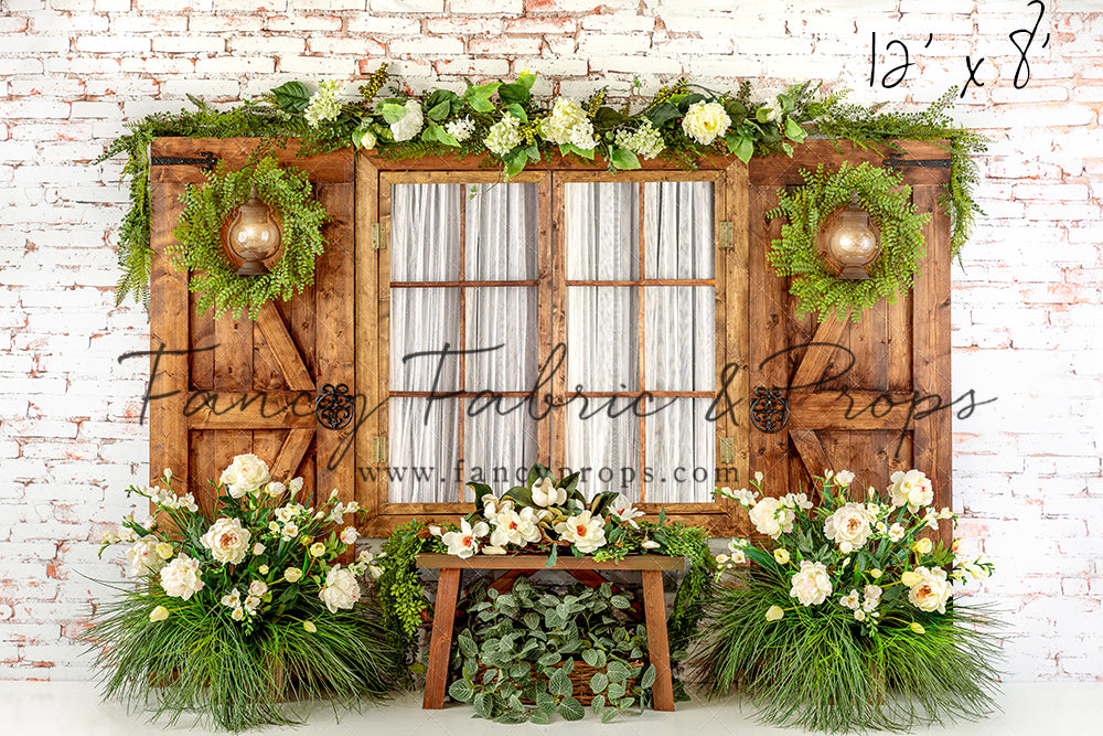 Botanical Floral Window