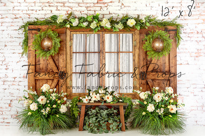 Botanical Floral Window