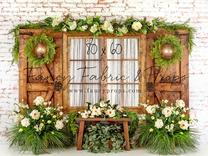 Botanical Floral Window