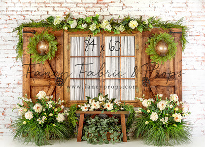 Botanical Floral Window