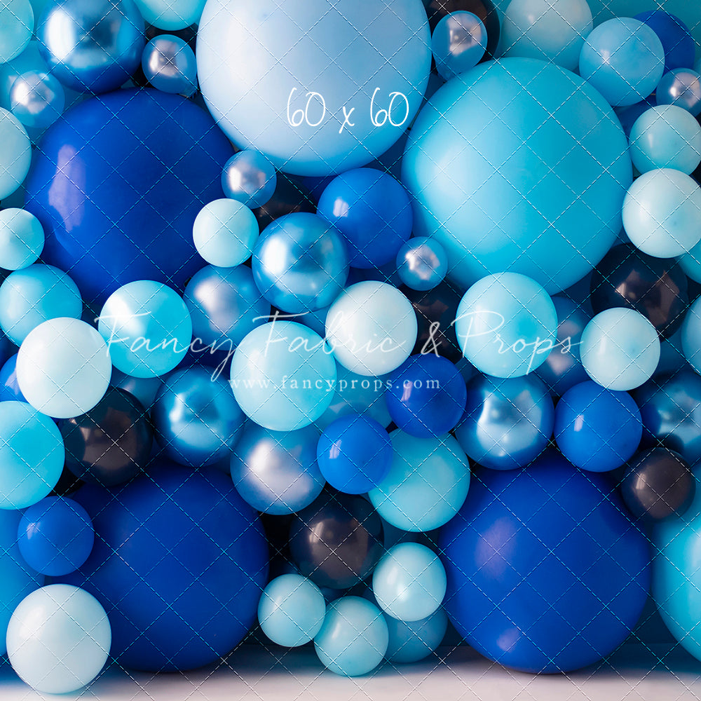 Bubble Blues Balloon Wall