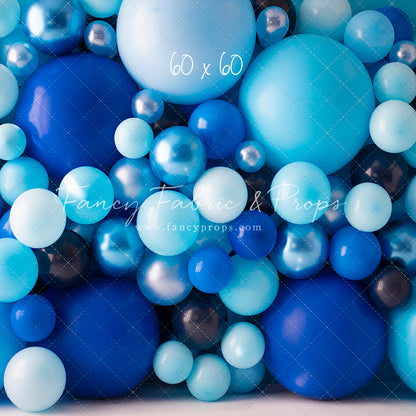 Bubble Blues Balloon Wall