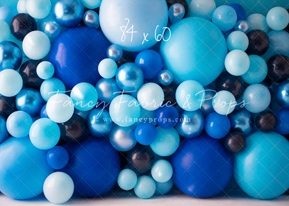 Bubble Blues Balloon Wall