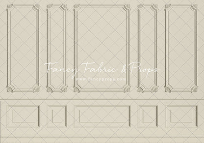 Classic Cream Wainscoting Wall - With Sweep Option