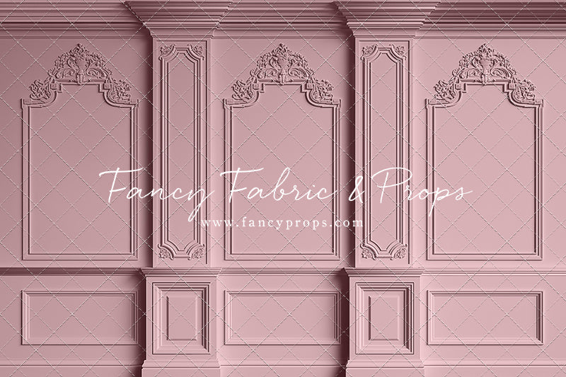 Classic Pink Victorian Wall - With Sweep Option