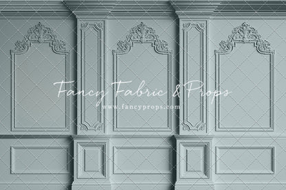 Classic Blue Victorian Wall - With Sweep Option