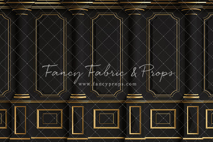 Dark Victorian Gold Wall - With Sweep Option