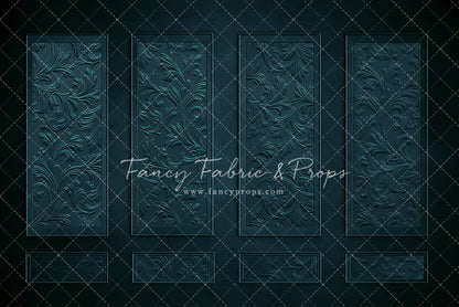 Elegant Aquamarine Wall