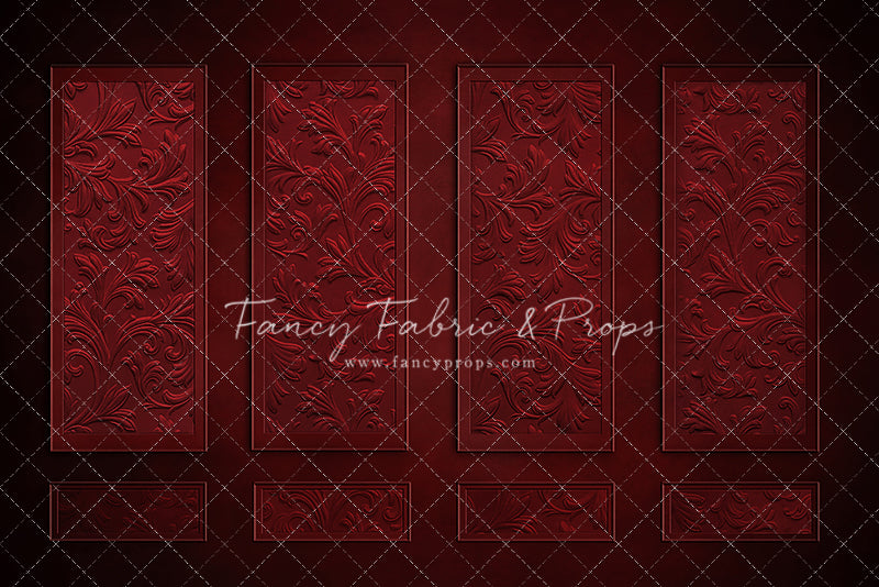 Elegant Crimson Wall
