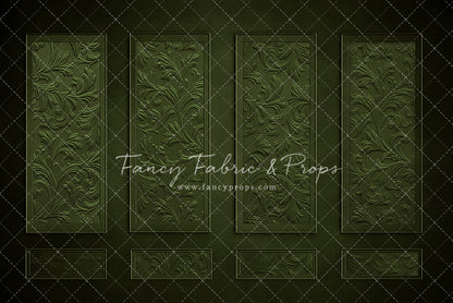 Elegant Emerald Wall