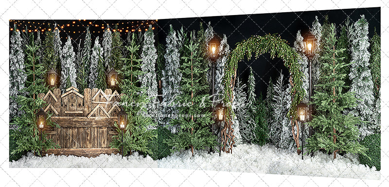 Evening Tree Farm Stroll 2pc Mini Room