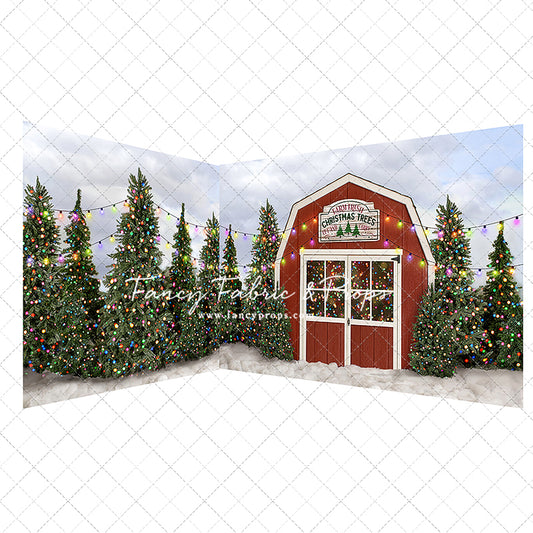 Farm Festive Christmas Trees 2pc Room