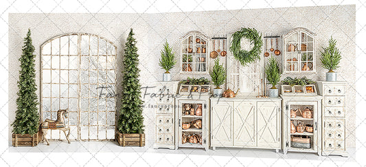 Farmhouse Holiday Kitchen 2pc Room