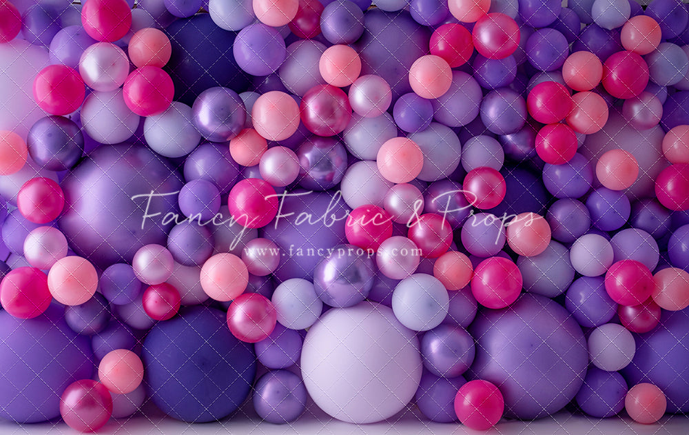 Fuchsia Forever Balloon Wall